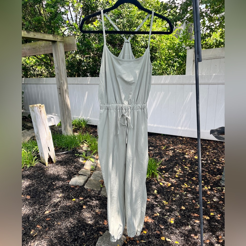 Abercrombie & Fitch Gray Jumpsuit with Relaxed Silhouette